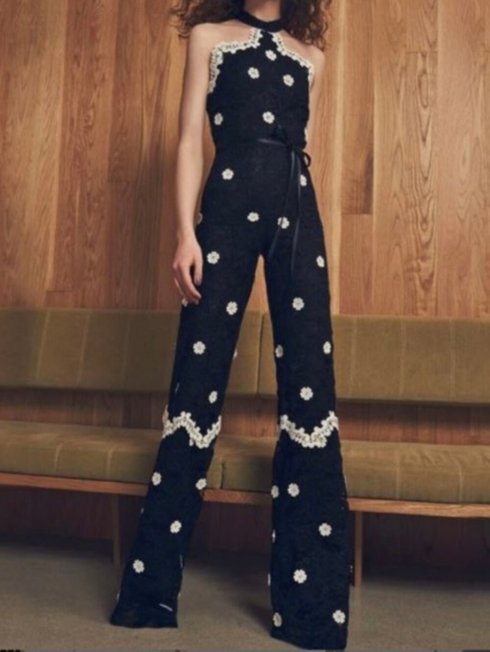 Alexis Embroidered Lace Jumpsuit